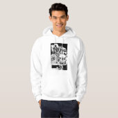 ブラックハンドとスカルパネル2 パーカ (正面フル)