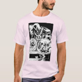 ブラックハンドとスカルパネル2 Tシャツ (正面)