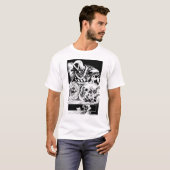 ブラックハンドとスカルパネル2 Tシャツ (正面フル)