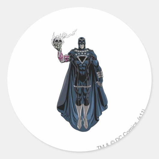 ブラックハンドスカル1 ラウンドシール (正面)