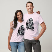 ブラックハンド&スカルコラージュ Tシャツ (ユニセックス)