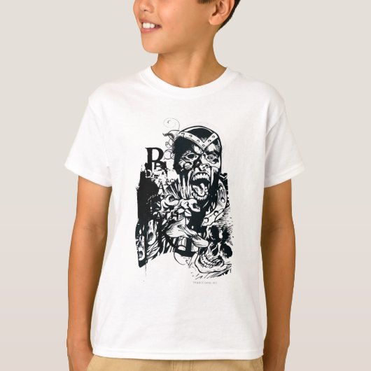 ブラックハンド&スカルコラージュ Tシャツ (正面)