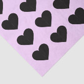 ブラックハートオンラベンダーティッシュペーパー 薄葉紙 (詳細)