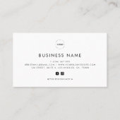 ブラックハートビジネスパンチ報酬10訪問ロゴ ロイヤリティカード (裏面)