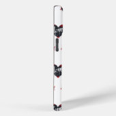 ブラックハートラブスローガン Case-Mate iPhoneケース (裏面 / 右)