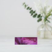 ブラックハート2アネモン花の写真事業 スキニー名刺 (スタンド正面)