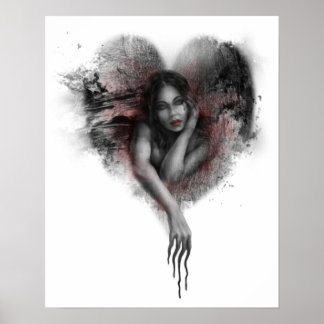 ブラックハート ポスター