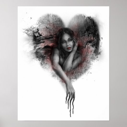 ブラックハート ポスター (正面)