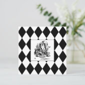 ブラックハーレキン空白の不機嫌ハッタースクエアカード (スタンド正面)