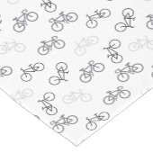 ブラックバイクとグレーバイク ショートテーブルランナー (コーナー)