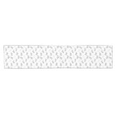 ブラックバイクとグレーバイク ショートテーブルランナー (横)