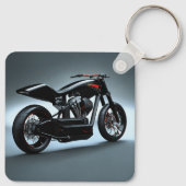 ブラックバイクキーチェーン キーホルダー (裏面)