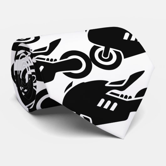 ブラックバイク ネクタイ (ロール)