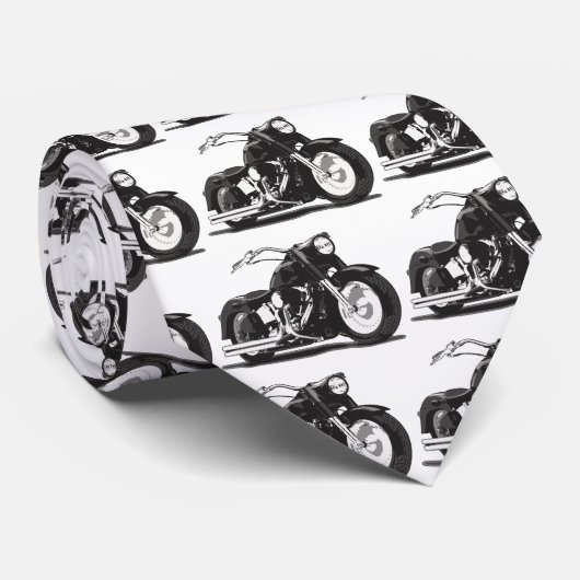 ブラックバイク ネクタイ (ロール)