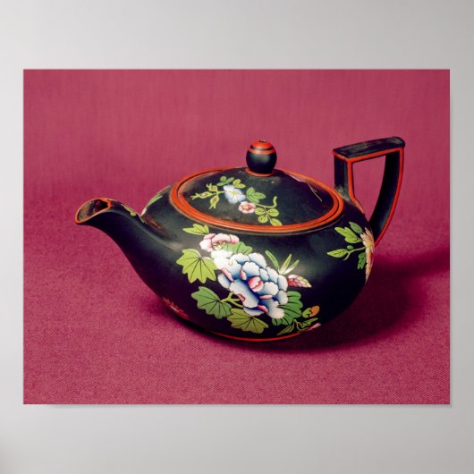 ブラックバサルトティーポット ポスター (正面)