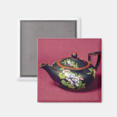 ブラックバサルトティーポット マグネット (正面/裏面)