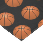 ブラックバスケットボール子供の誕生日パーティー テーブルクロス (アングル)