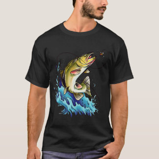 ブラックバス釣り Tシャツ