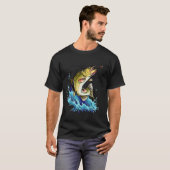 ブラックバス釣り Tシャツ (正面フル)