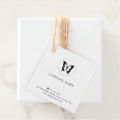 ブラックバタフライロゴ フェイバータグ (インサイチュ)