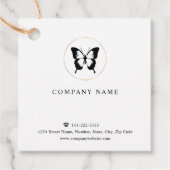 ブラックバタフライロゴ フェイバータグ (正面)