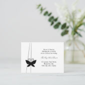 ブラックバタフライ披露宴エンクロージャ エンクロージャーカード (スタンド正面)