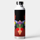 ブラックバタフライ –  ウォーターボトル (左面)