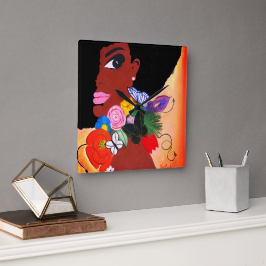 ブラックバタフライ – ウォールクロック (オフィス)