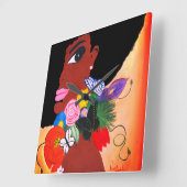 ブラックバタフライ – ウォールクロック (傾斜)