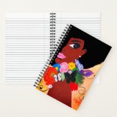 ブラックバタフライ – スパイラルノートブック ノートブック (内側)