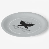 ブラックバタフライ ペーパープレート (アングル)