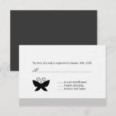 ブラックバタフライsvp 出欠カード (正面/裏面)