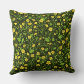 ブラックバターカップ クッション (裏面)