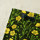 ブラックバターカップ ビーチタオル (インサイチュ)