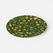 ブラックバターカップ ペーパープレート (アングル)