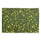 ブラックバターカップ 枕カバー (裏面-左)