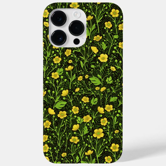 ブラックバターカップ Case-Mate iPhoneケース (裏面)