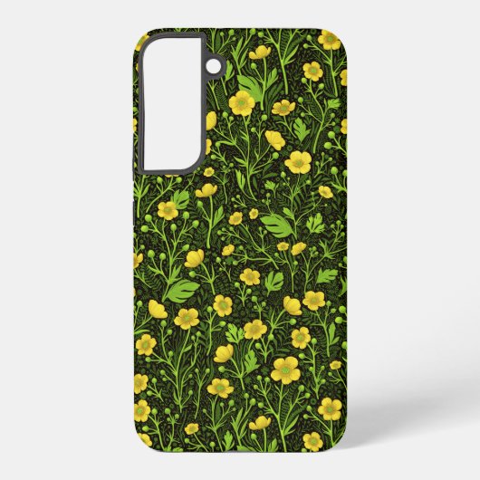 ブラックバターカップ SAMSUNG GALAXYケース (裏面)
