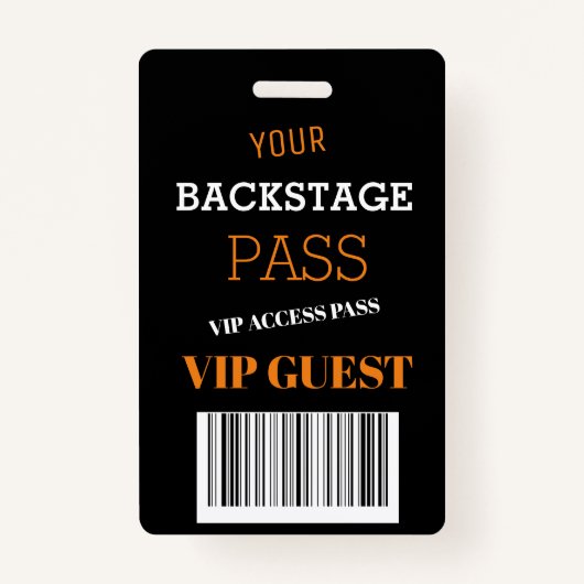 ブラックバックステージミュージックフェスティバルアクセスパスVIP バッジ (正面)