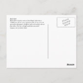 ブラックバック – rust ポストカード (裏面)