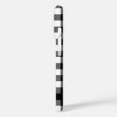 ブラックバッファローチェックのプレパーソナライズされたイド名 Case-Mate iPhoneケース (裏面 / 左)
