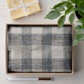 ブラックバッファローチェックの背景の切り離し 薄葉紙 (ギフト)