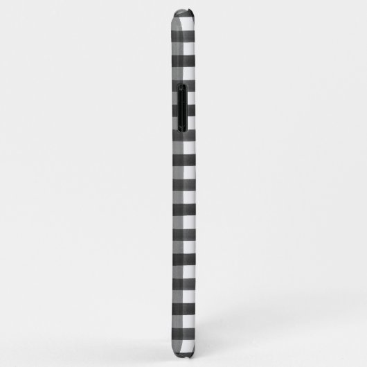 ブラックバッファローチェッククリスマスヴィンテージレッドトラック Case-Mate iPhoneケース (裏面/右)