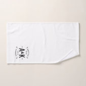 ブラックバッファローチェック&ファームハウスアローモノグラム バスタオルセット (ハンドタオル)