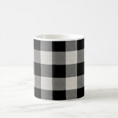 ブラックバッファローチェック |農家モダン家 コーヒーマグカップ (中央)
