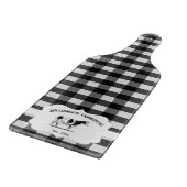 ブラックバッファロープレイドファームカウカットボード カッティングボード (角)