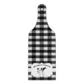 ブラックバッファロープレイドファームカウカットボード カッティングボード (正面)