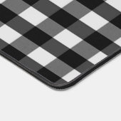 ブラックバッファロープレイドファームカウズ デスクマット (コーナー)