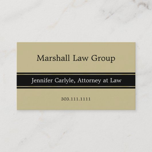 ブラックバナープロフェッショナル 名刺 (正面)