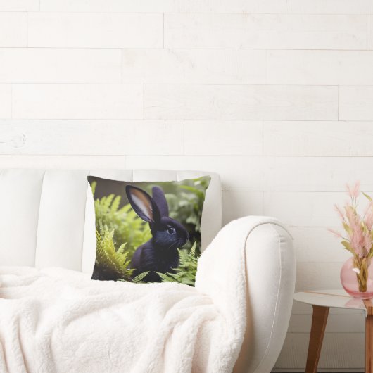 ブラックバニーのルシファー:いたずらの暗いバンドル クッション (ソファ)